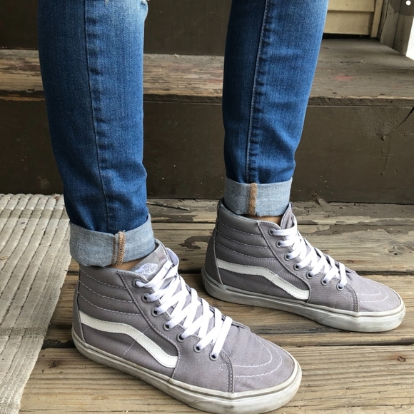 VANS SK8 Hi Slim Zip Scotchgard Unisex Sneakers - Picture 13 of 14